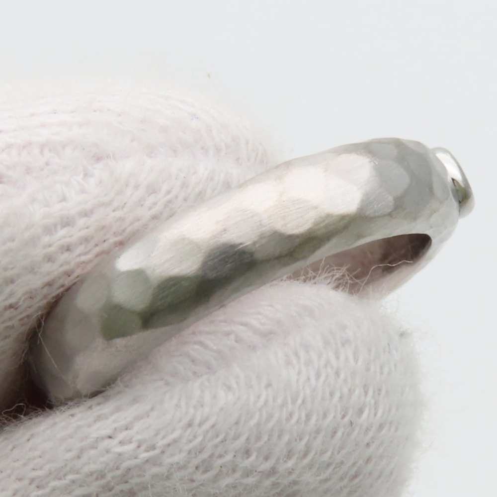 TIFFANY 18k Silver Diamond Ring - Picture 10 of 13